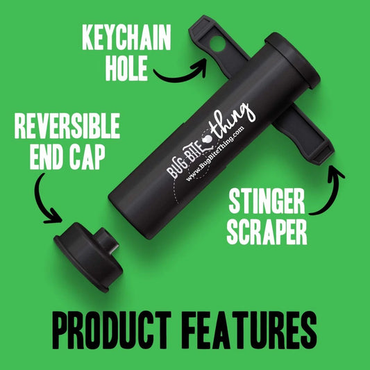 Bug Bite Thing® Suction Tool Poison Remover black and white (twin pack)